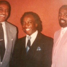 Two of Chuck's 3 brothers: James "Junebug" and Willie "Tank" Freeman