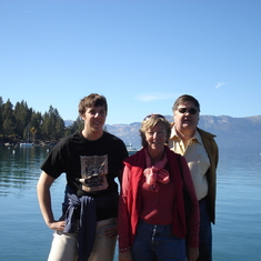 Robert and (some) family at Lake Tahoe