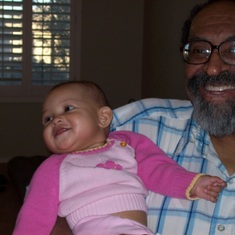 RDT grins with granddaughter Sydney