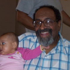 RDT holding granddaughter Sydney_Proud Grandfather