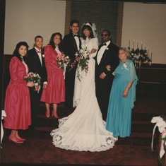 RDT Jr @ daughter Lisa's wedding & fam