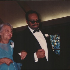 Robert D Taylor & his Mom @ Lisa's wedding