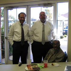 Uncle Calvin, Uncle Billy & Daddy in TN SDA church