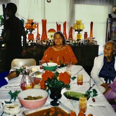 Grandmother Taylors "Todo"Sabbath dinner on 49th street Los Angeles
