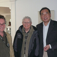Bob with Mario Saenz and Yuming Tung, May 2009