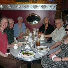 Bob with Katherine, Lisa Mundy, Pat and Harry Schwarzlander, and Julienne, June 2010