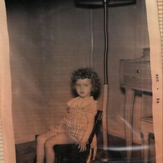 me in my time out chair, I think I was 4