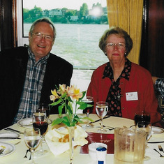 With life long friends, Peg and Wendell Gates. 2000