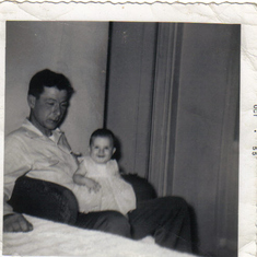Dad and Me in 1955