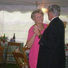 Bob & Jan dancing at son Ron’s wedding to Sarah