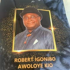 Life of Robert Awoloye-Kio 