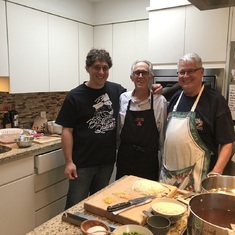 With nephew Daniel and brother-in-law Martin in Vancouver (2019)