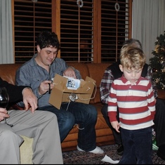 Christmas in Vancouver with nephew Daniel and great nephew Zepherin