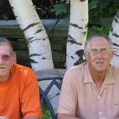 Bob with his brother and best friend Norm