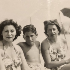 Aunt Jean, Dad (age 13?) & Grandma Etta