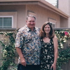 with Jennifer in Oceanside in 2001