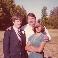 at Jim's middle school graduation in 1980 