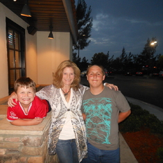 2013 - Aunt Jennifer with nephews, Sam and Tommy