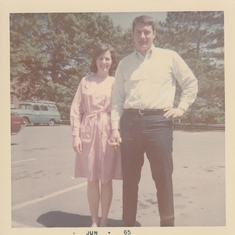 Pat and Bob at Penn State in June 1965