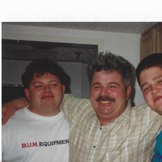 Robert, Dad and Jason Aruba 1996