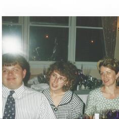 Robert, Heidi, & Mom at Trask wedding 1996