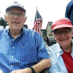 Uncle Bob and Erlene, July 4, 2014