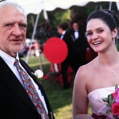 Dad and Holly at Criff's wedding (2006)