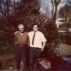 Dad with his dad in Charlottesville