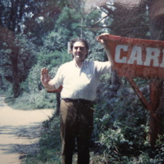 Daddy at Card's Campground in MA.