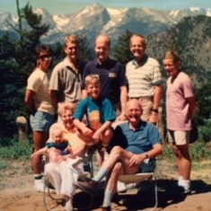 Aslin family in Estes Park summer 1989