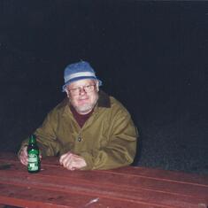 Pappy at the Lake Fumor campsite