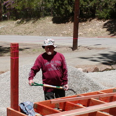 Pappy during Big Bear Deck remodel_2004