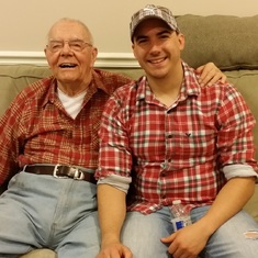 Twins,,,,grandpa and Evan