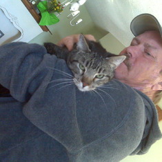 Bobby & Prince (Our Cat)
