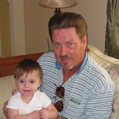 Bobby and his youngest grandchild Emily