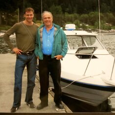 Bob and Frank from Germany in Sechelt