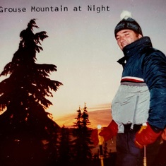Night skiing in Vancouver 