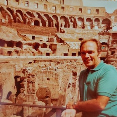 Colosseum Rome - Bobby thought it would be bigger (as he imagined in the movies as a boy)