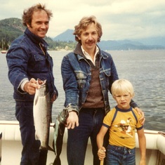 Family fishing trip Sunshine Coast B.C.