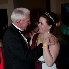Bob and Nancy dance at her wedding 2012