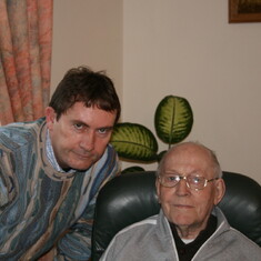 Brian with Bob, January 2008