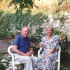 Bob & Diana at La Gaude, Southern France, September 1990