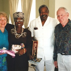 Diana and Bob with Charles' parents