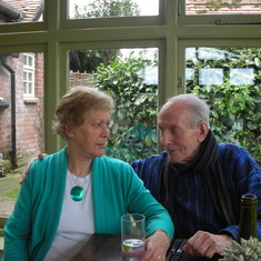 Diana and Bob at The Bull Inn, Wimborne St. Giles, 2012