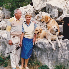 diana and bob at Eikland 1987