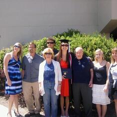 Lacy's Graduation - Cali, Craig, Shelley, Craig Collin, Lacy, Bob, Colby and Jodi