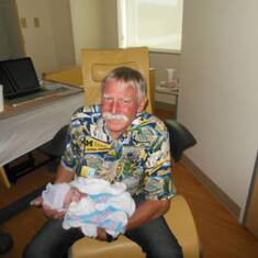 UB with AJ when he was born!