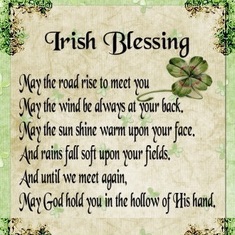 Irish blessing copied