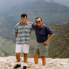 Eric and Bob Grand Canyon '92