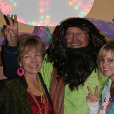 The "Guru" at Kelly's hippie birthday party